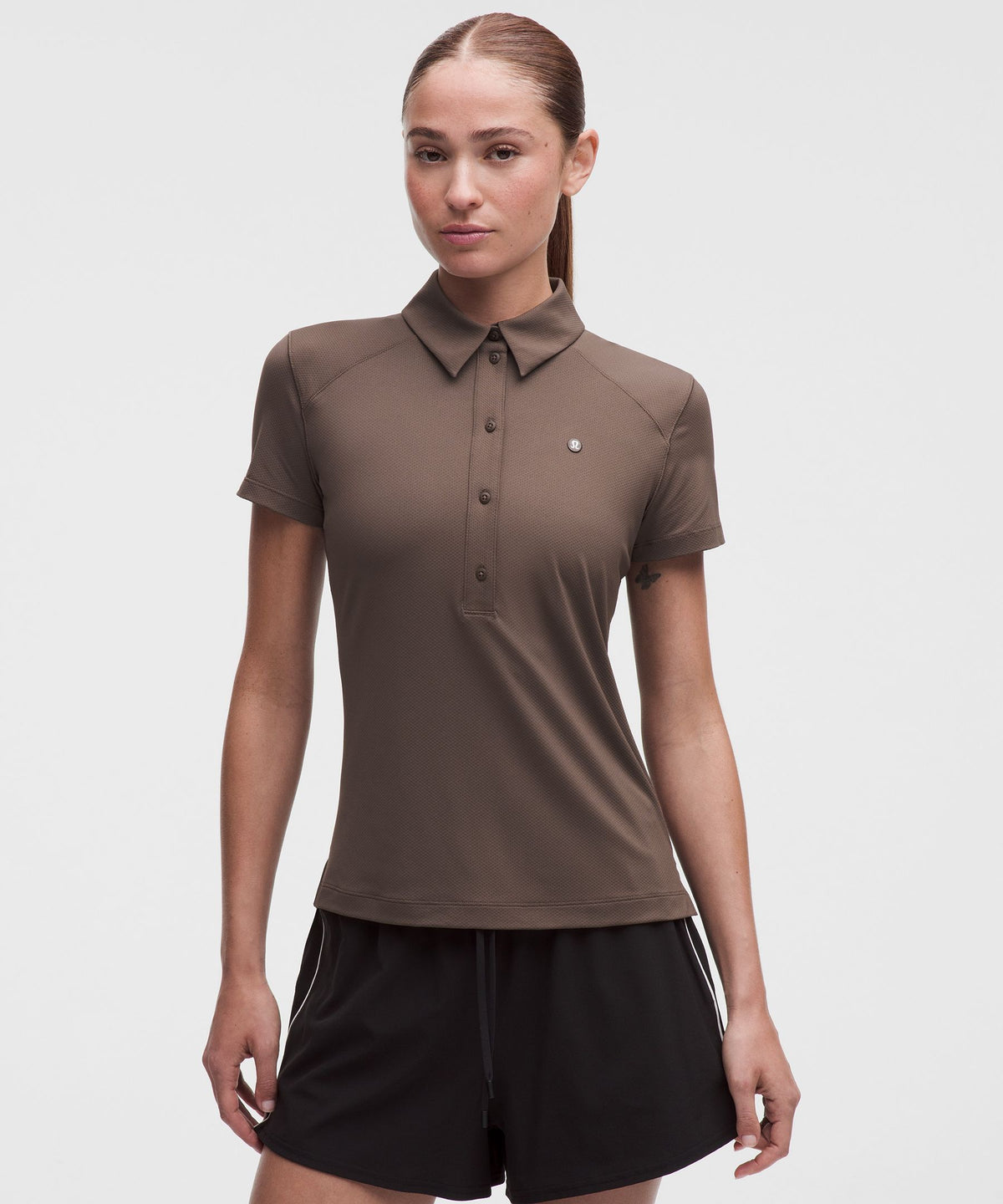 Quick-Dry Short-Sleeve Polo Shirt Straight HemLogo