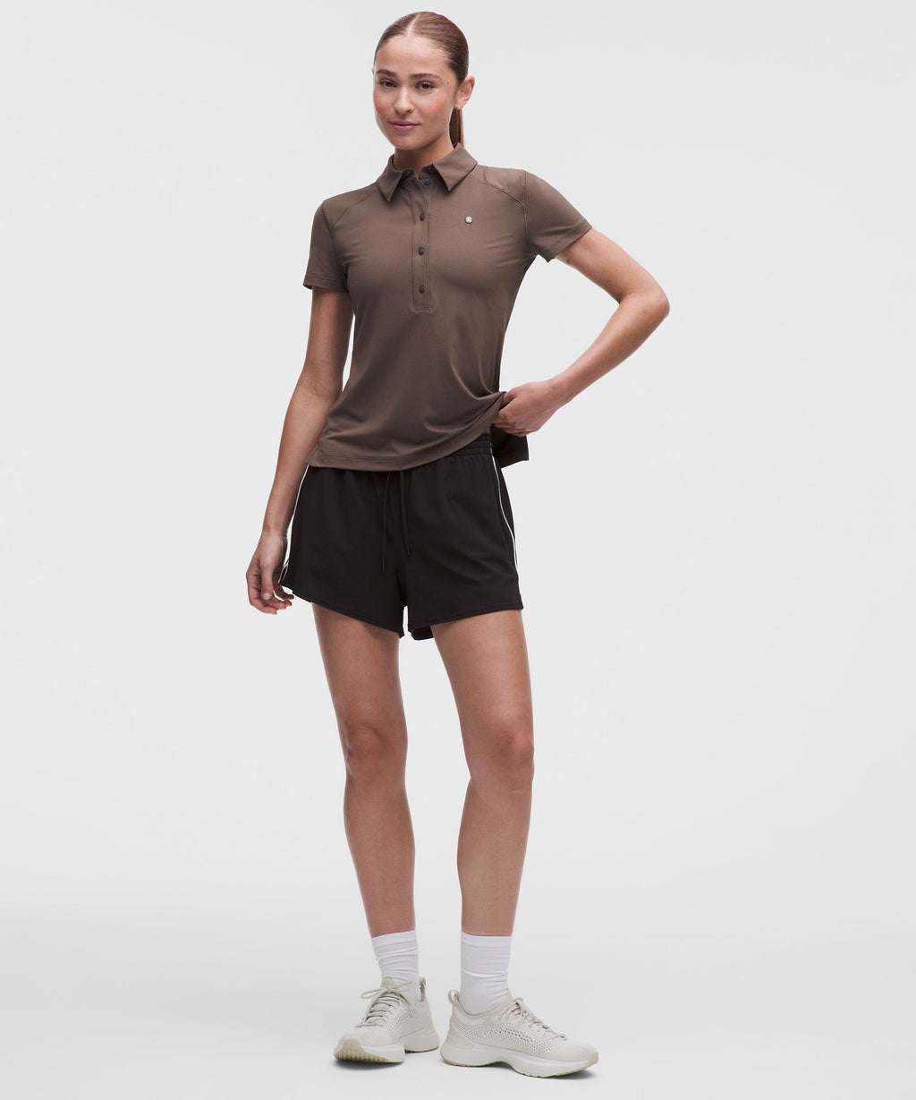 Quick-Dry Short-Sleeve Polo Shirt Straight HemLogo