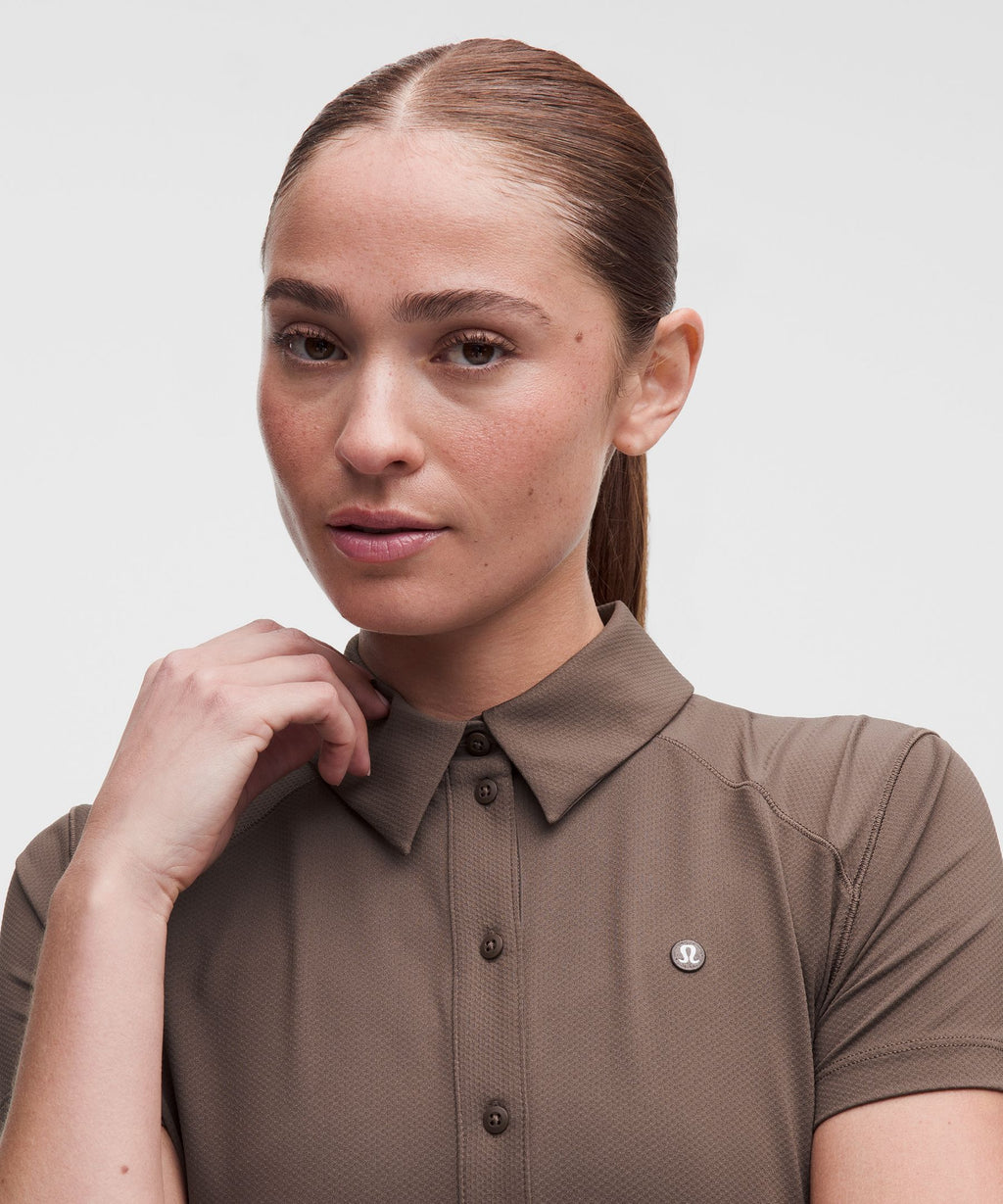 Quick-Dry Short-Sleeve Polo Shirt Straight HemLogo