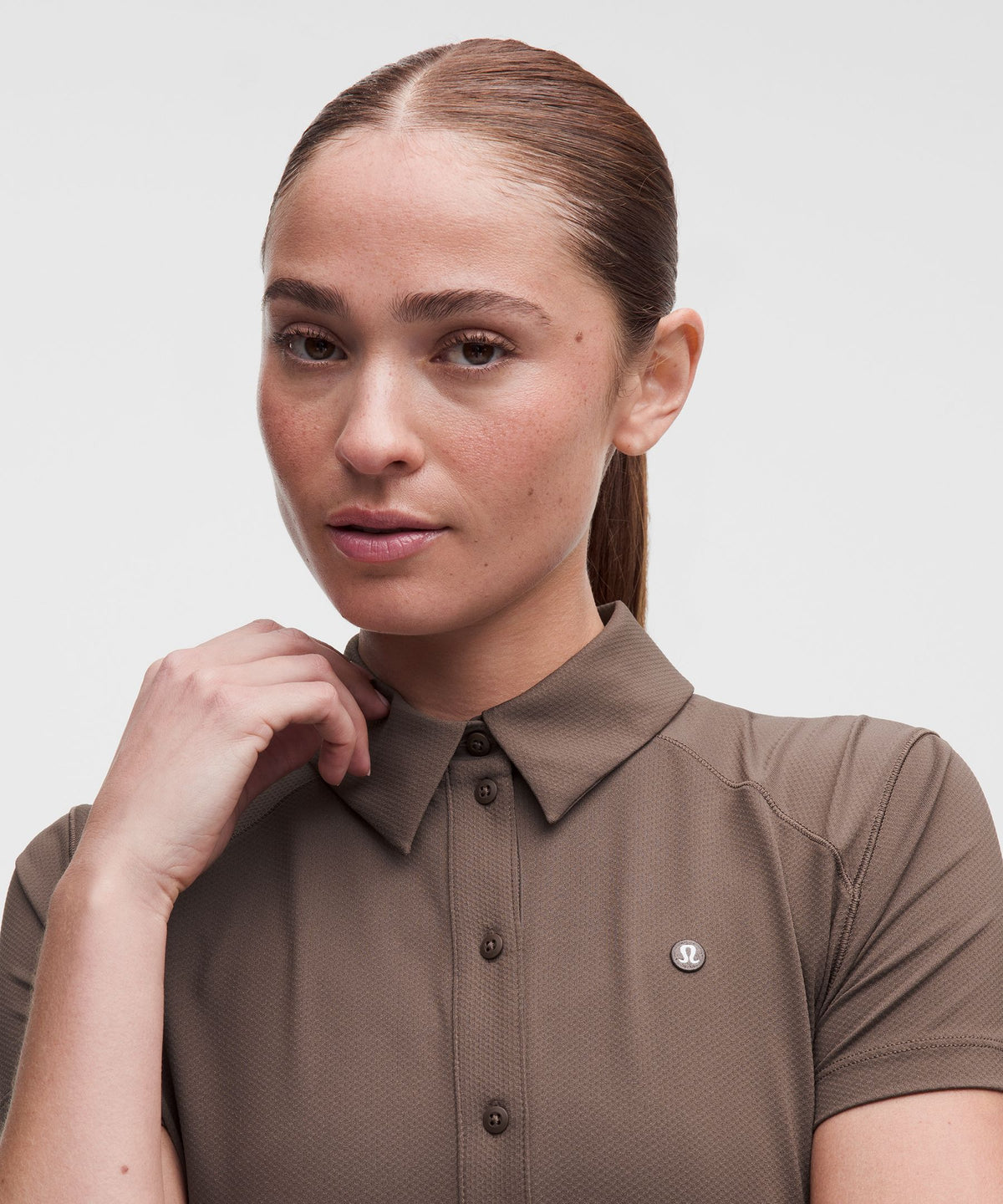 Quick-Dry Short-Sleeve Polo Shirt Straight HemLogo