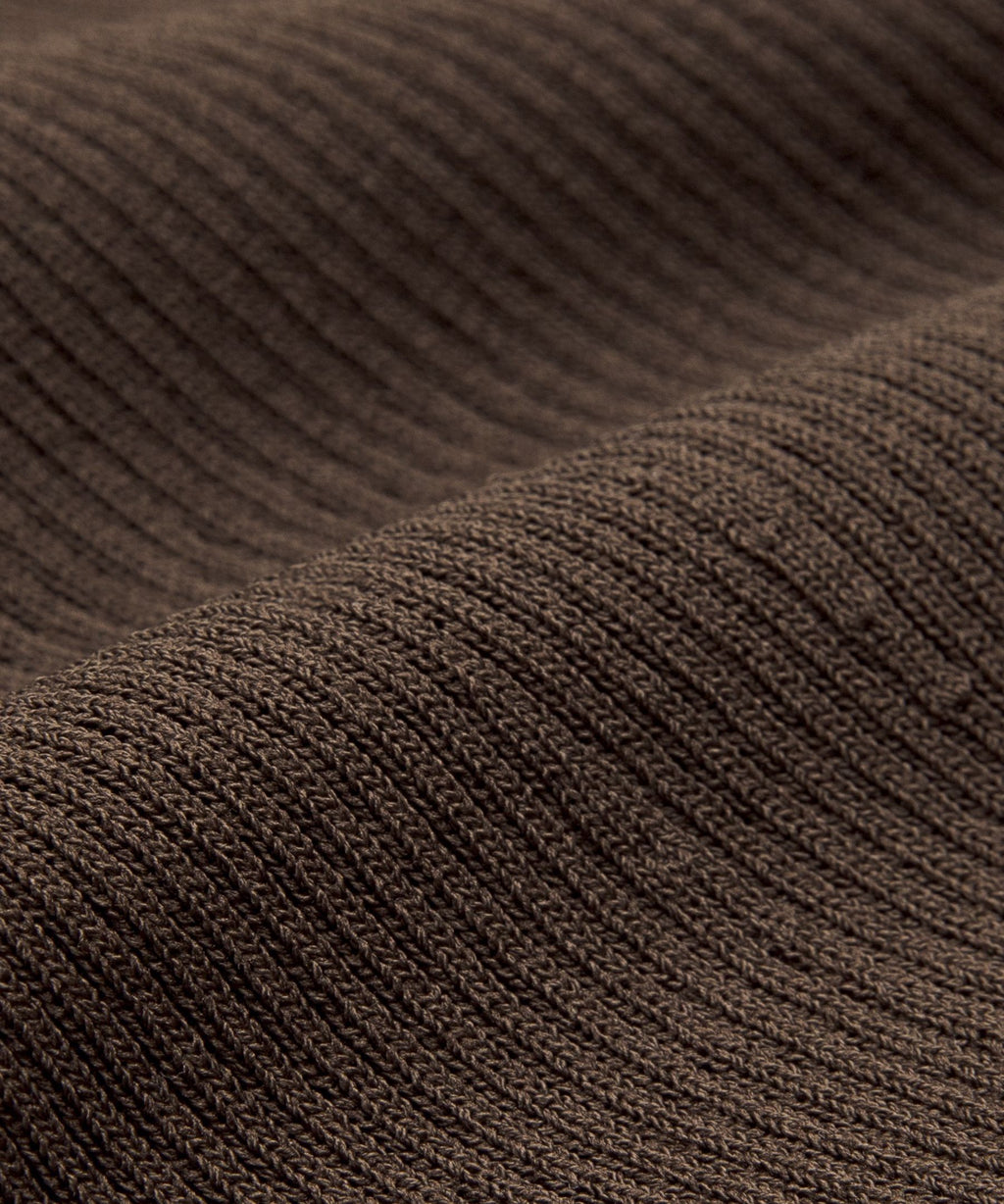Structured Knit Zip-Up Hoodie