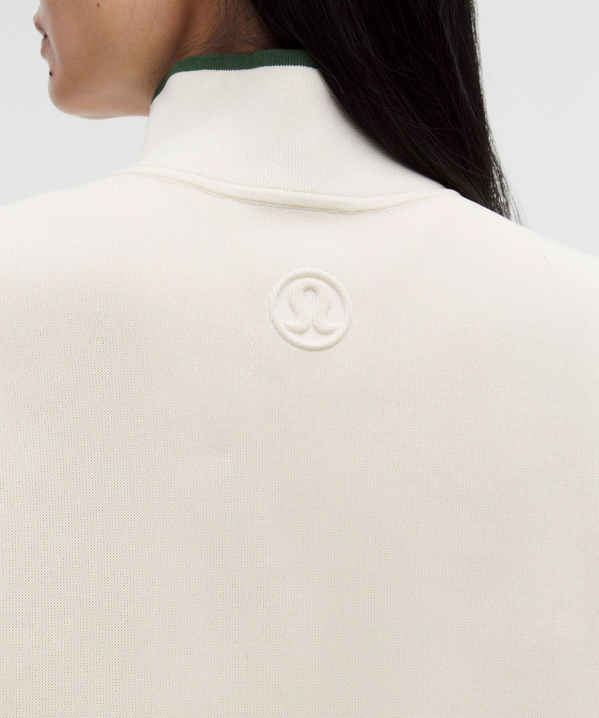 Structured Knit Half-Zip Short-Sleeve Shirt