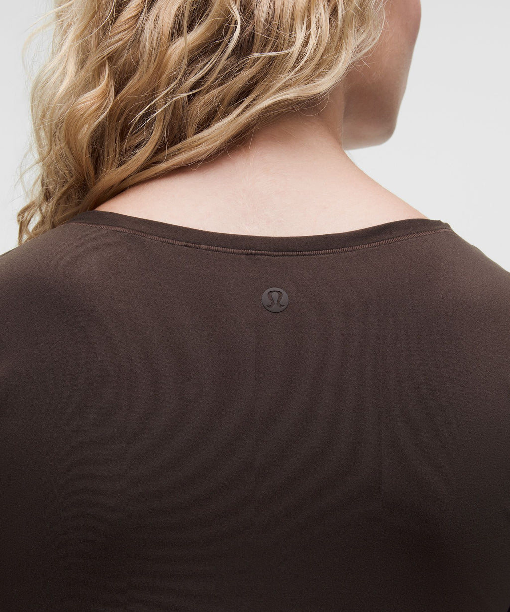 Wundermost Ultra-Soft Nulu Scoopneck Long-Sleeve Shirt