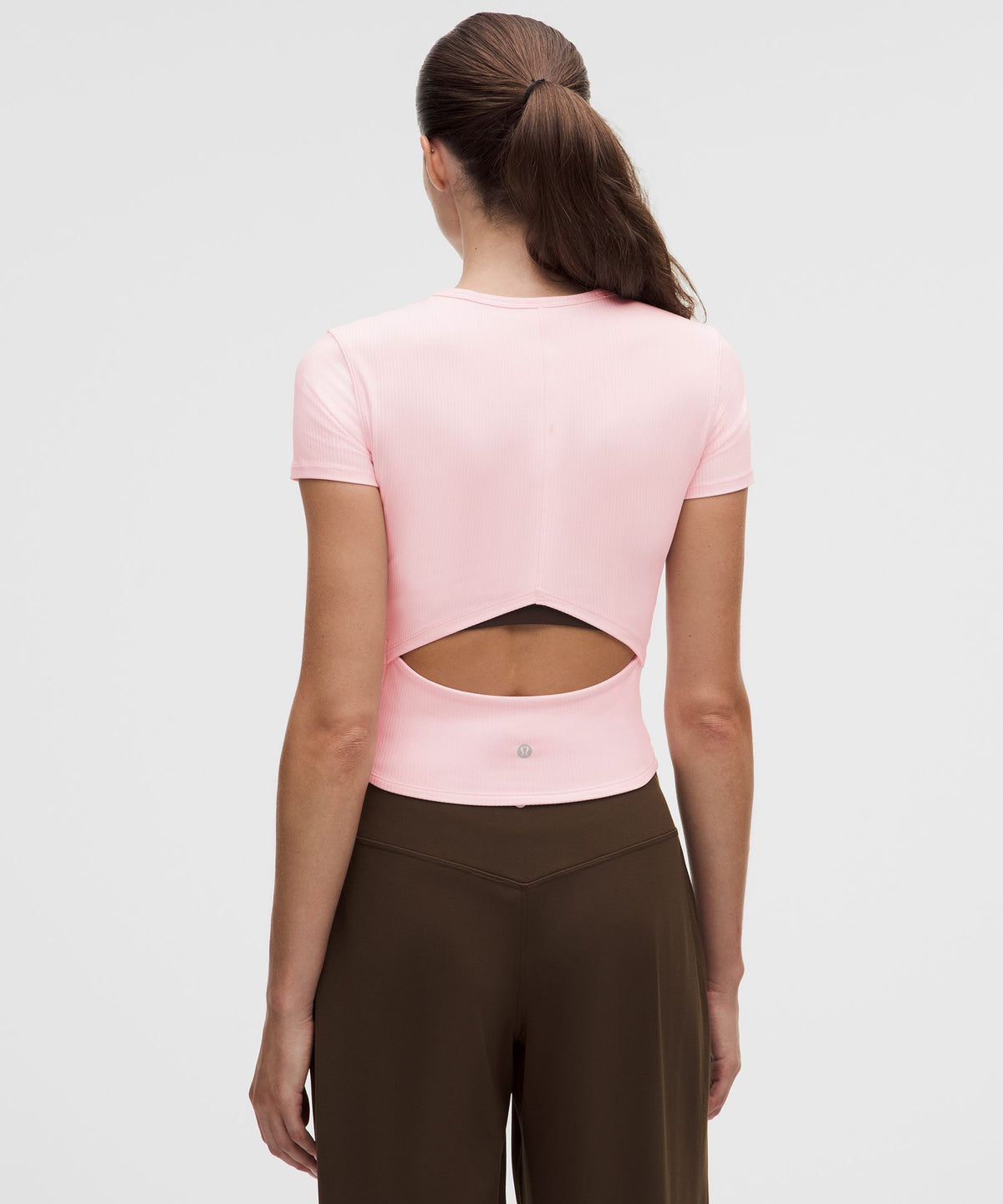 All It Takes Ribbed Keyhole Short-Sleeve Shirt