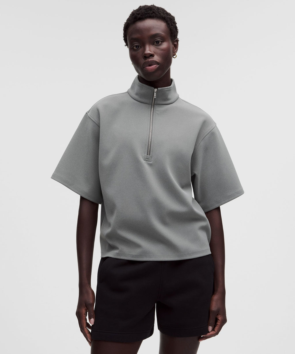 Daydrift Short-Sleeve Half ZipTwill