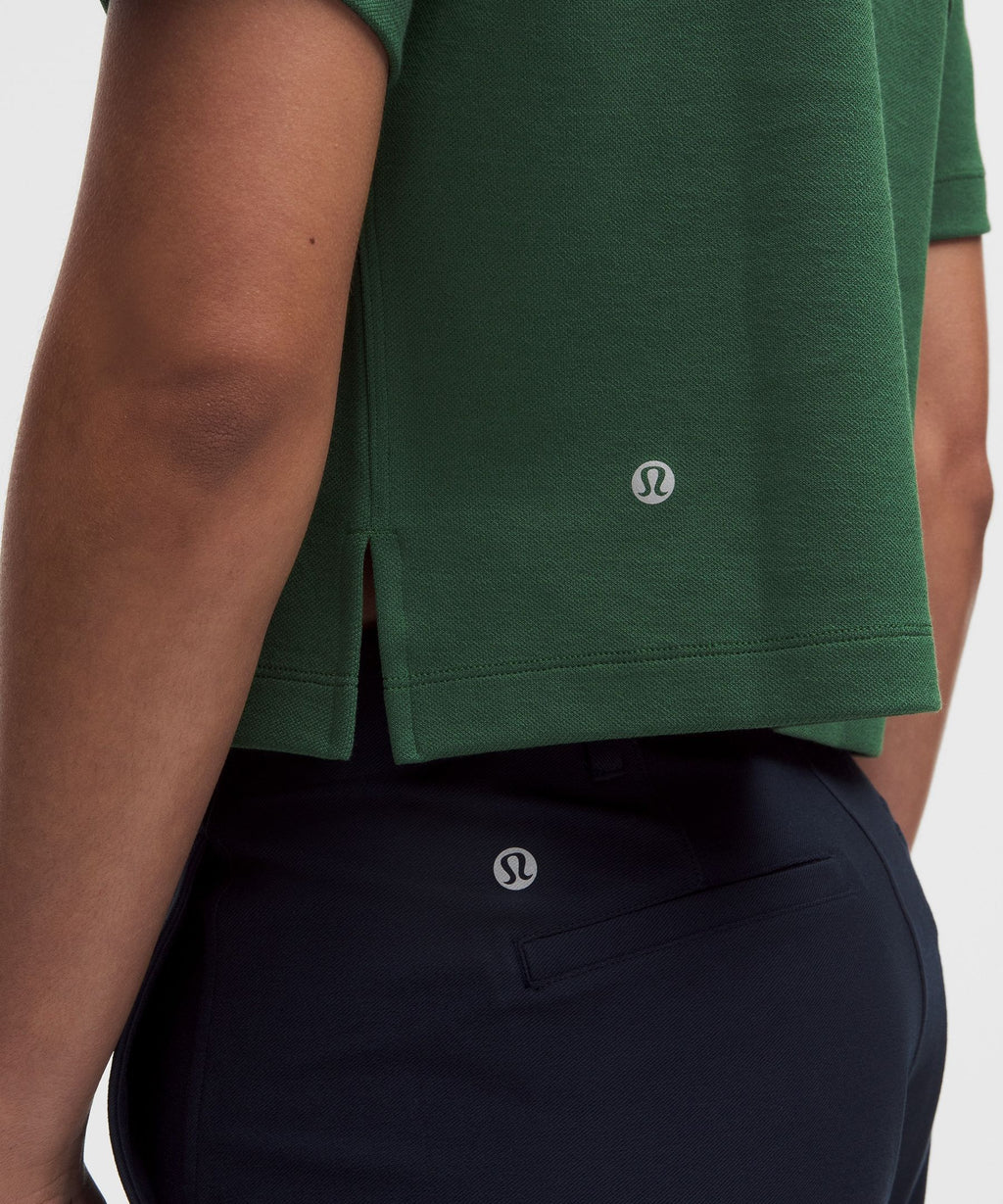 Cotton-Blend Pique Short-Sleeve Polo Shirt
