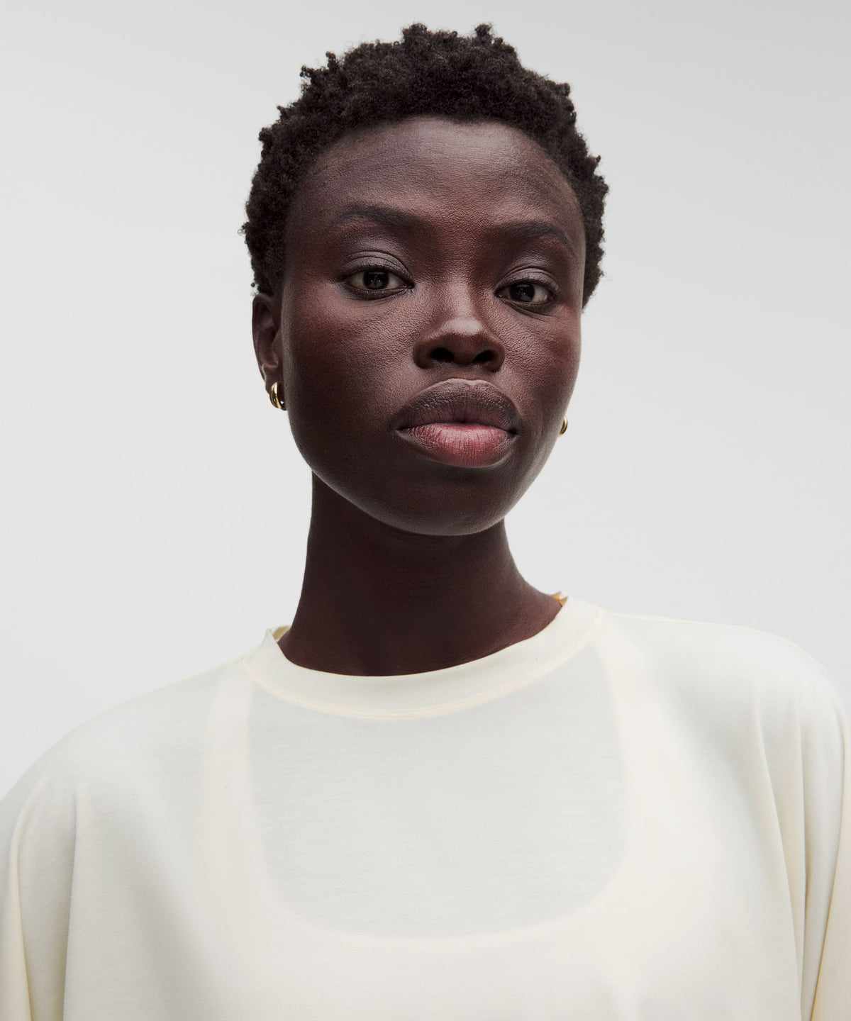 EasySet Relaxed-Fit Cropped Long-Sleeve Shirt