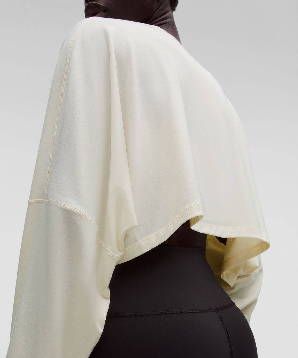 EasySet Relaxed-Fit Cropped Long-Sleeve Shirt