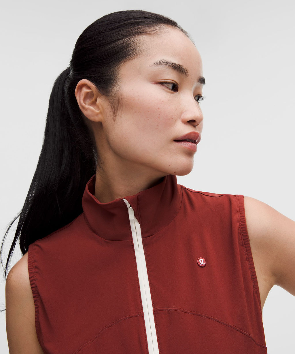 Lightweight High-Neck Golf VestGraphic