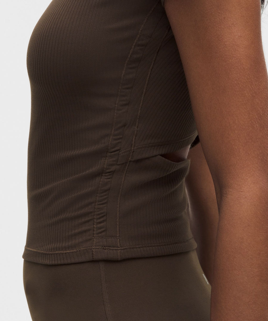 All It Takes Ribbed Keyhole Short-Sleeve Shirt
