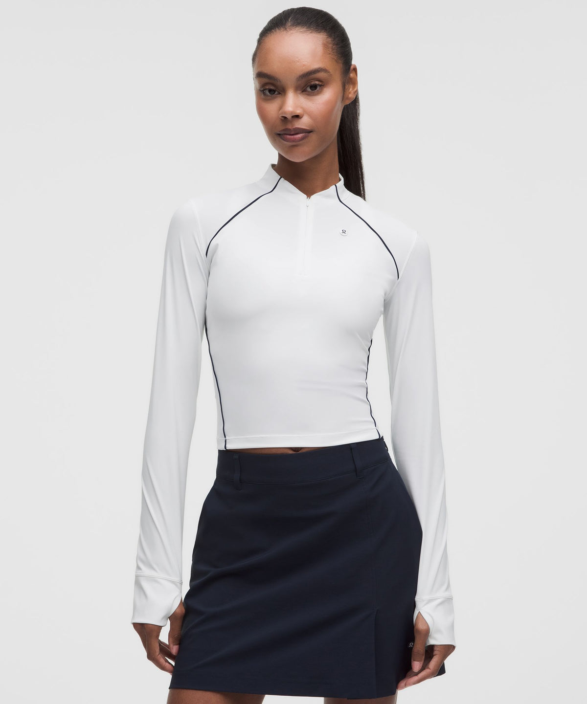 Golf Mockneck Long-Sleeve Shirt