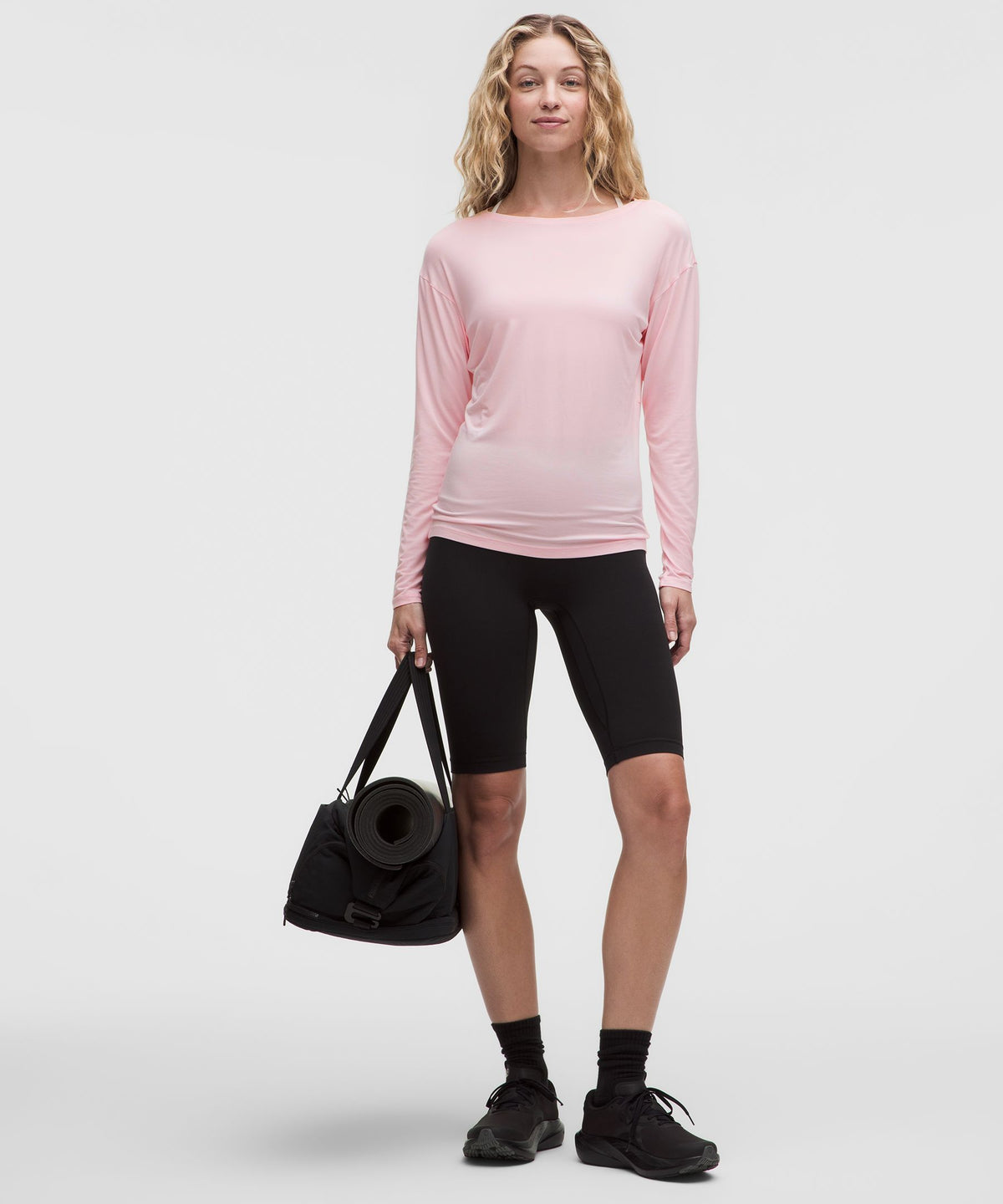 SilkyAppeal Hip-Length Long-Sleeve Shirt