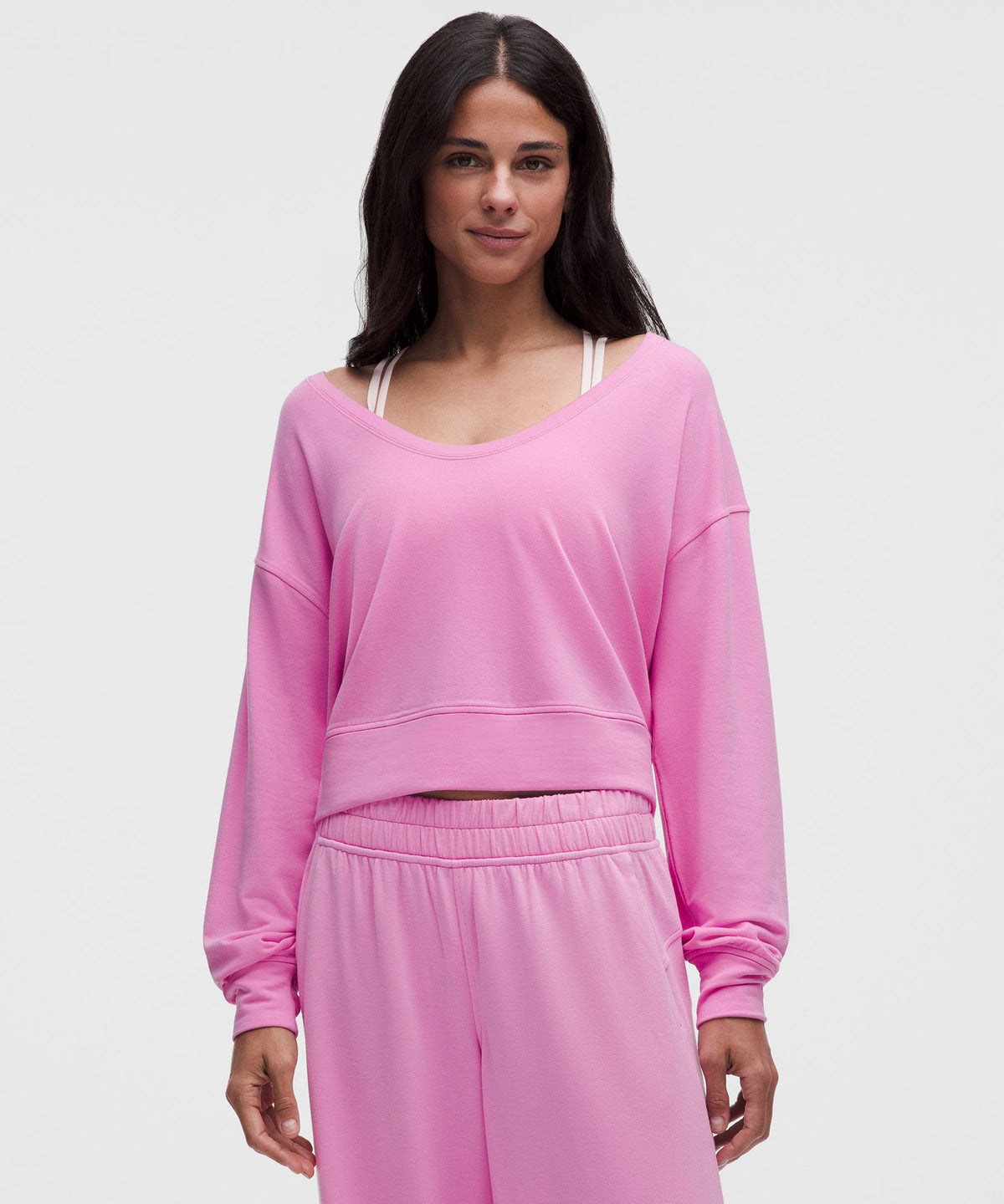 BeCalm Scoop-Neck Pullover