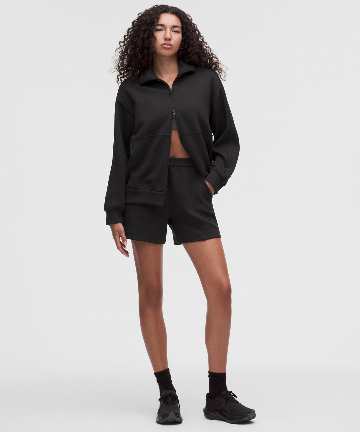Smooth Spacer Oversized Full Zip
