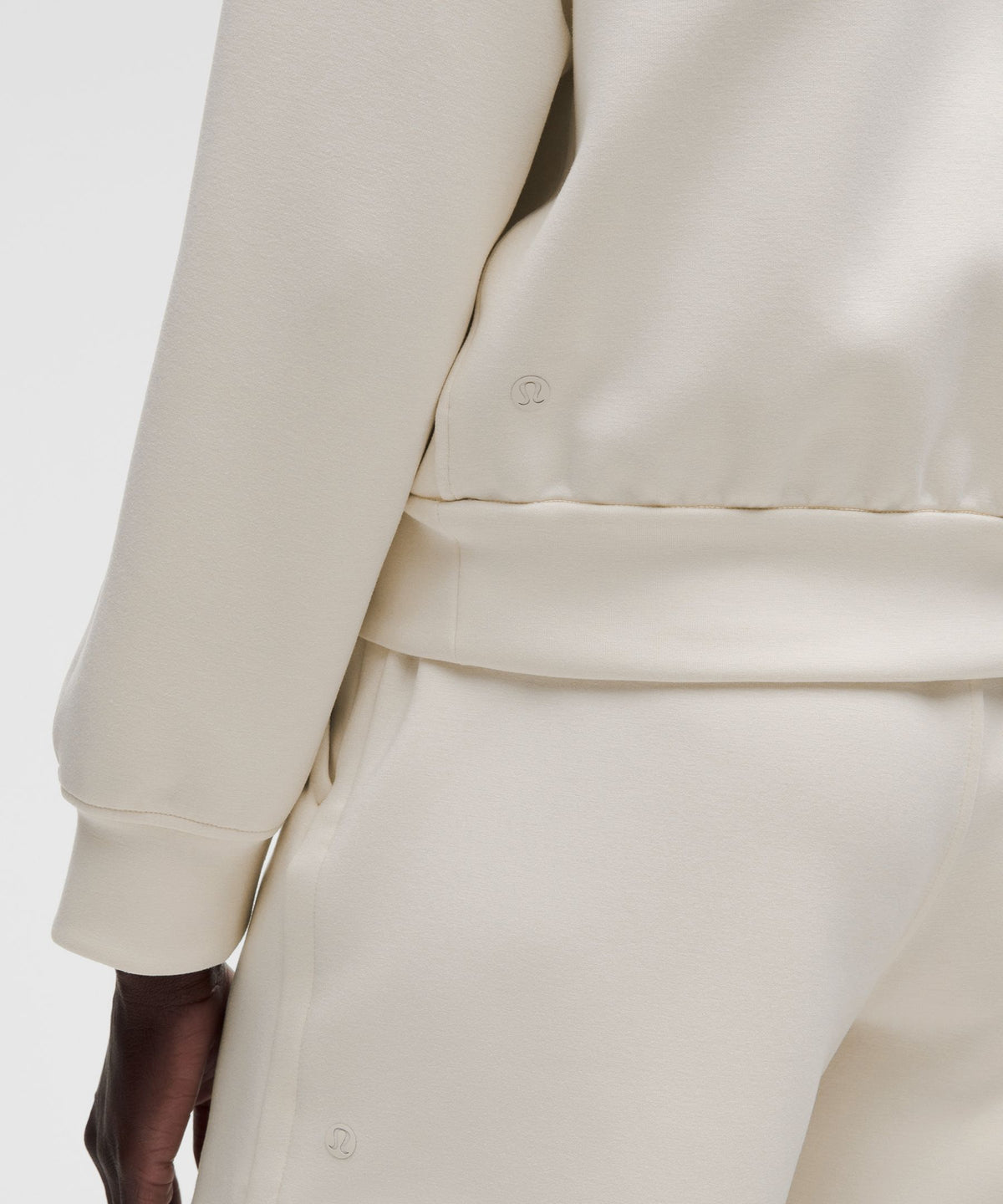 Smooth Spacer Relaxed Collared Half Zip