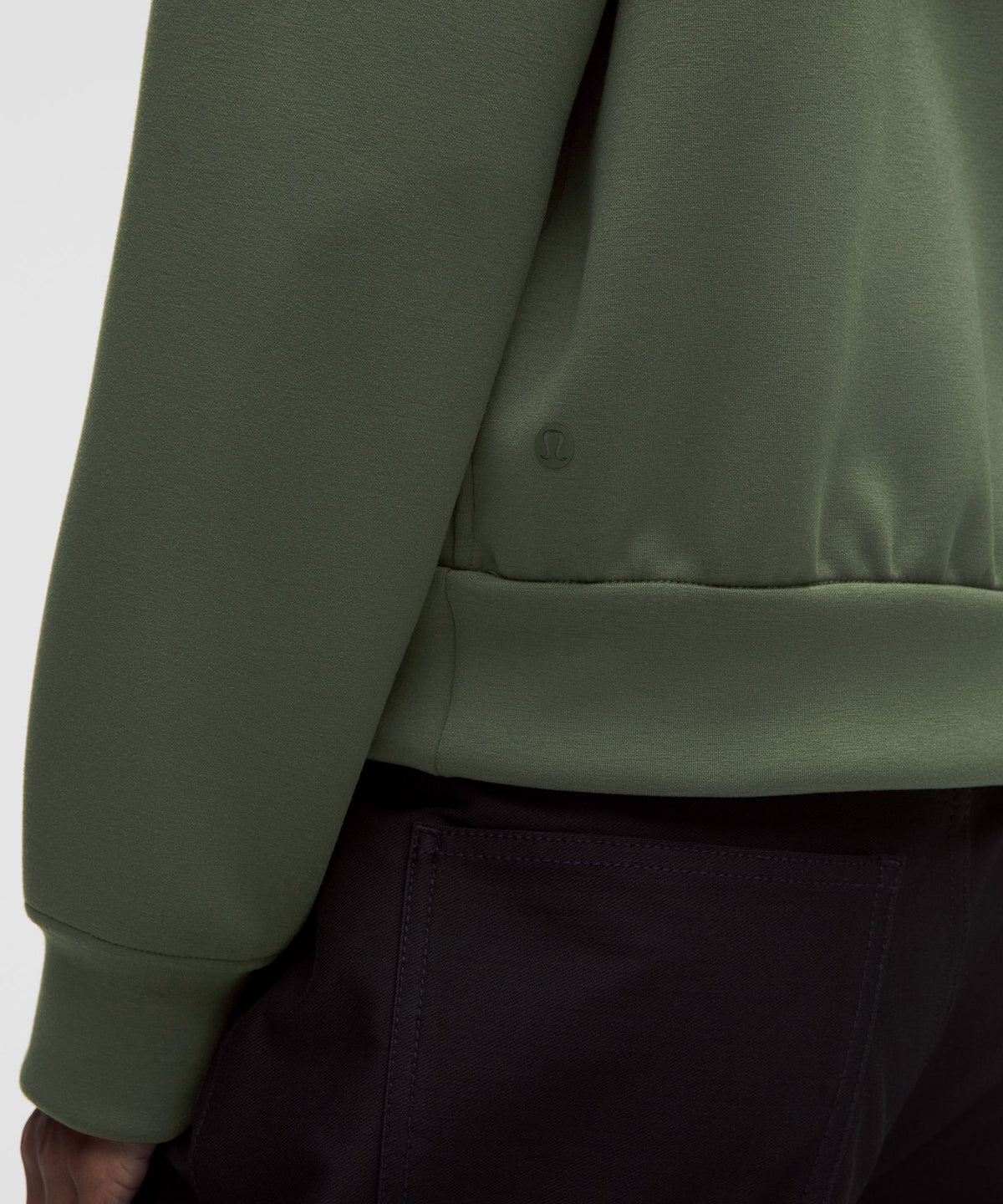 Smooth Spacer Relaxed Collared Half Zip