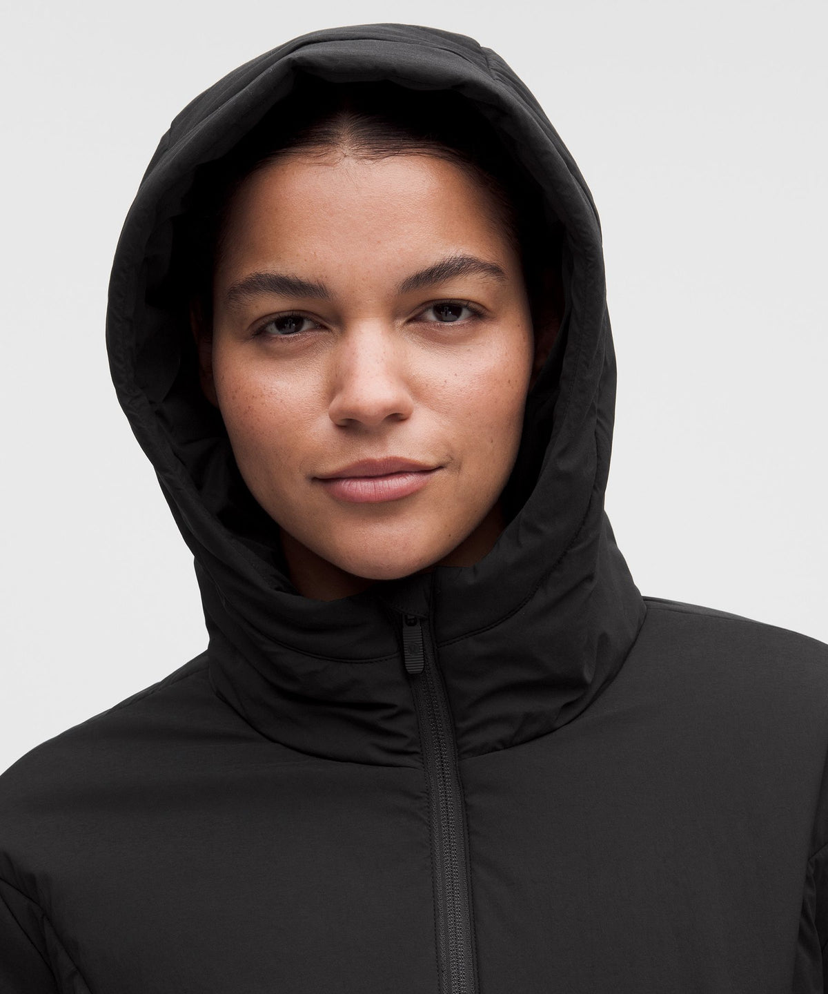 Water-Resistant Insulated Hooded Jacket