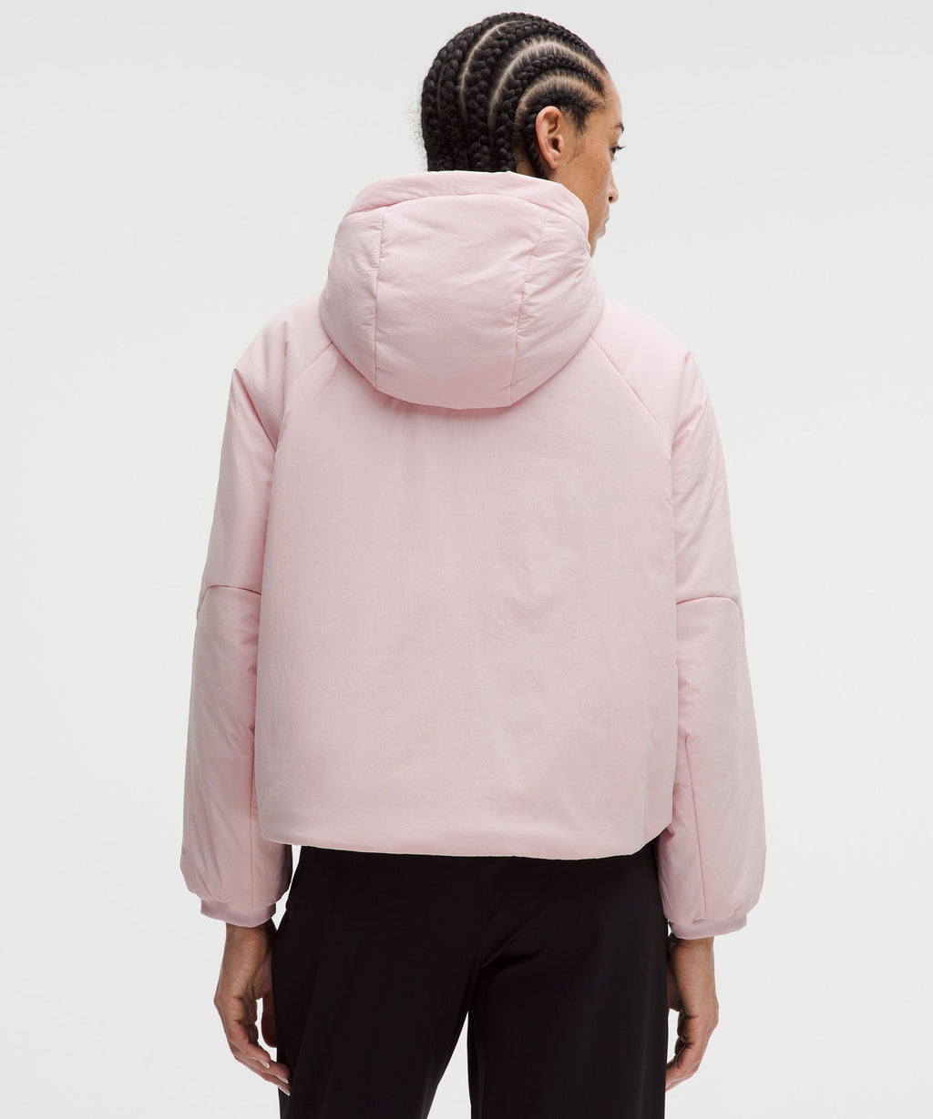 Water-Resistant Insulated Hooded Jacket