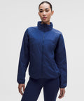 Insulated Back-Vent Running Jacket