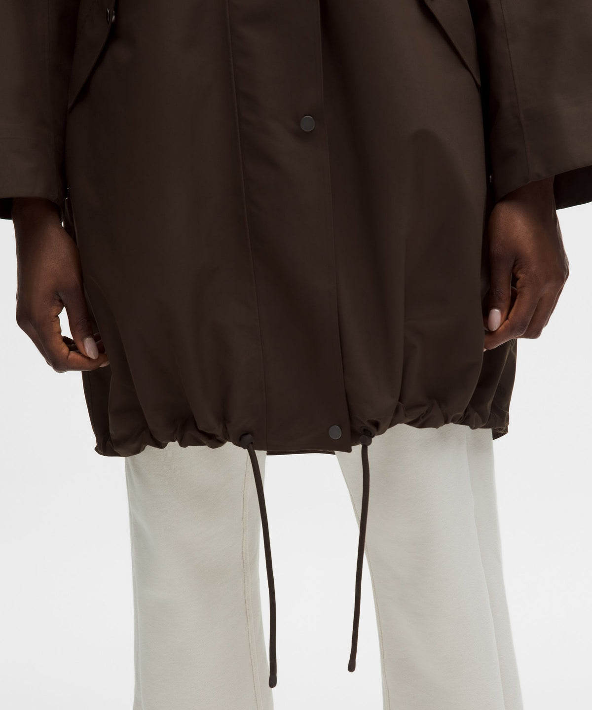 Oversized Cocoon Rain Coat