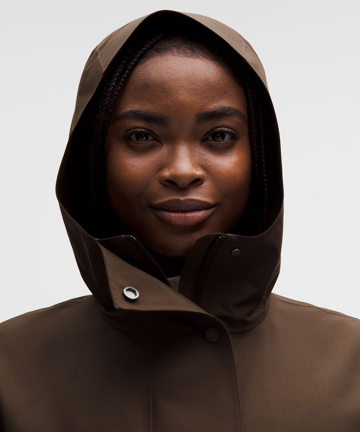Oversized Cocoon Rain Coat