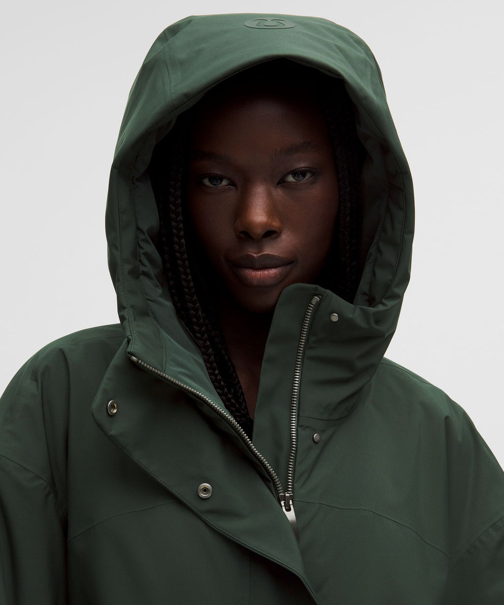 Oversized Insulated Rain Coat