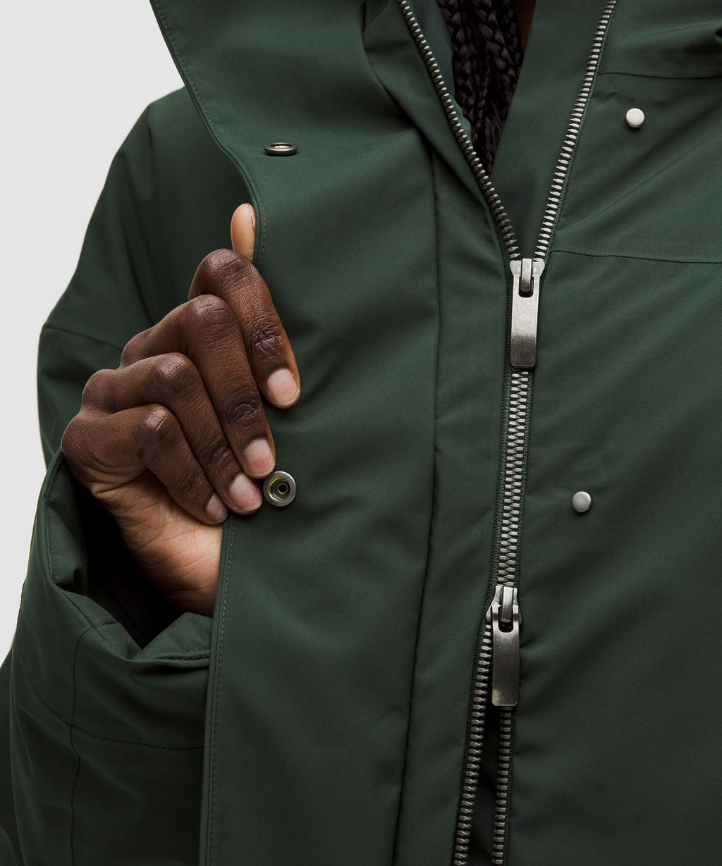 Oversized Insulated Rain Coat