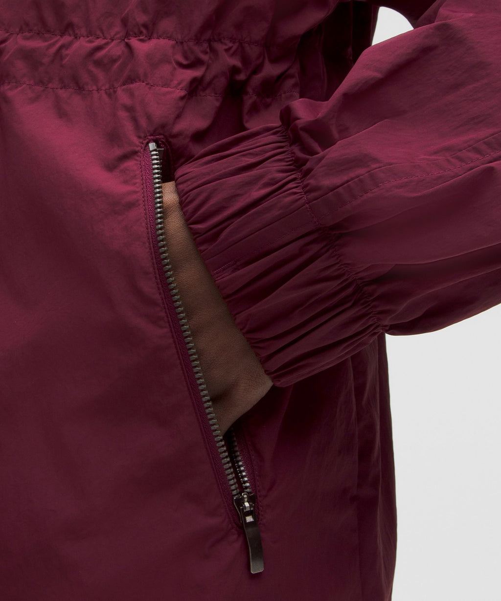 UV-Protective Cinch-Waist Oversized-Fit Jacket