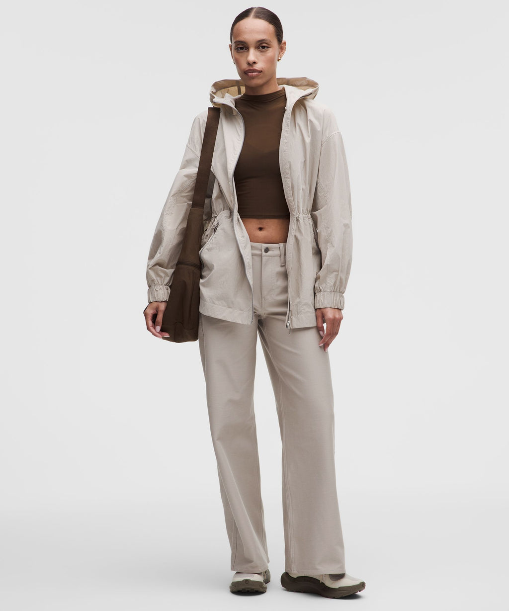 UV-Protective Cinch-Waist Oversized-Fit Jacket