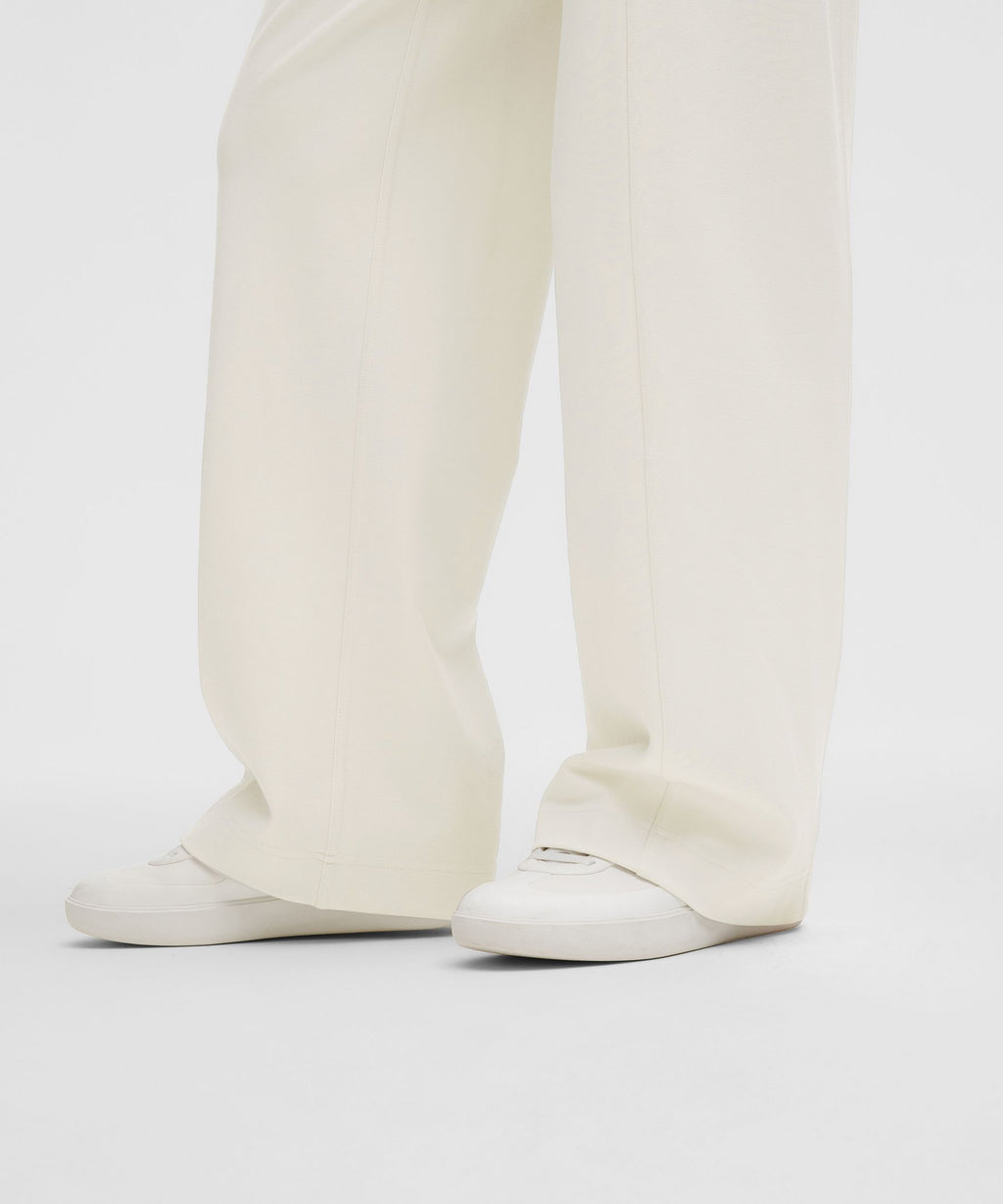 Stretch Knit Straight-Leg Pull-On Pant