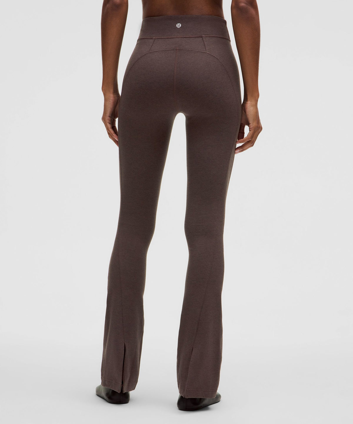 Softy Suedey Split-Hem High-Rise Mini-Flare PantRegular