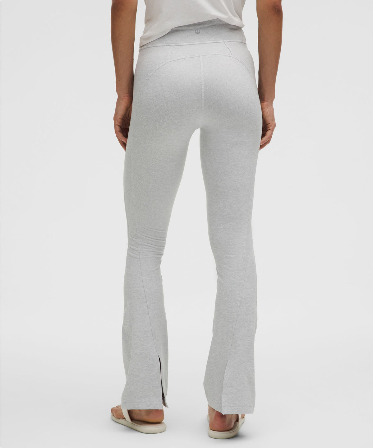 Softy Suedey Split-Hem High-Rise Mini-Flare PantRegular