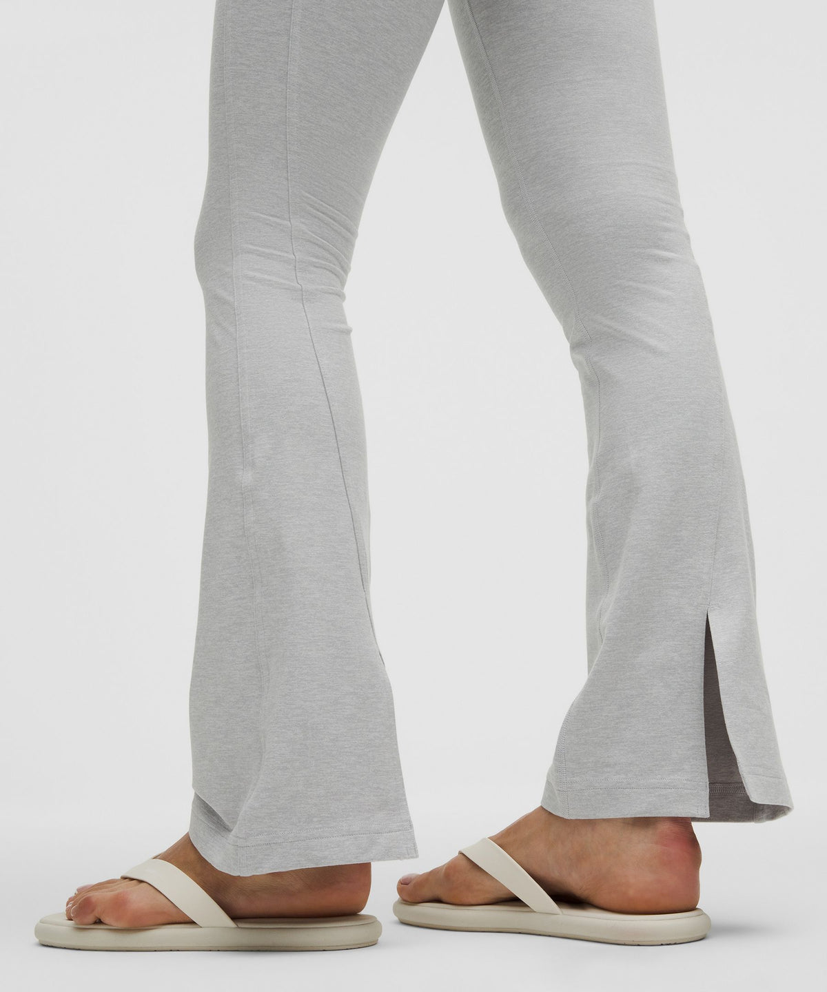 Softy Suedey Split-Hem High-Rise Mini-Flare PantRegular