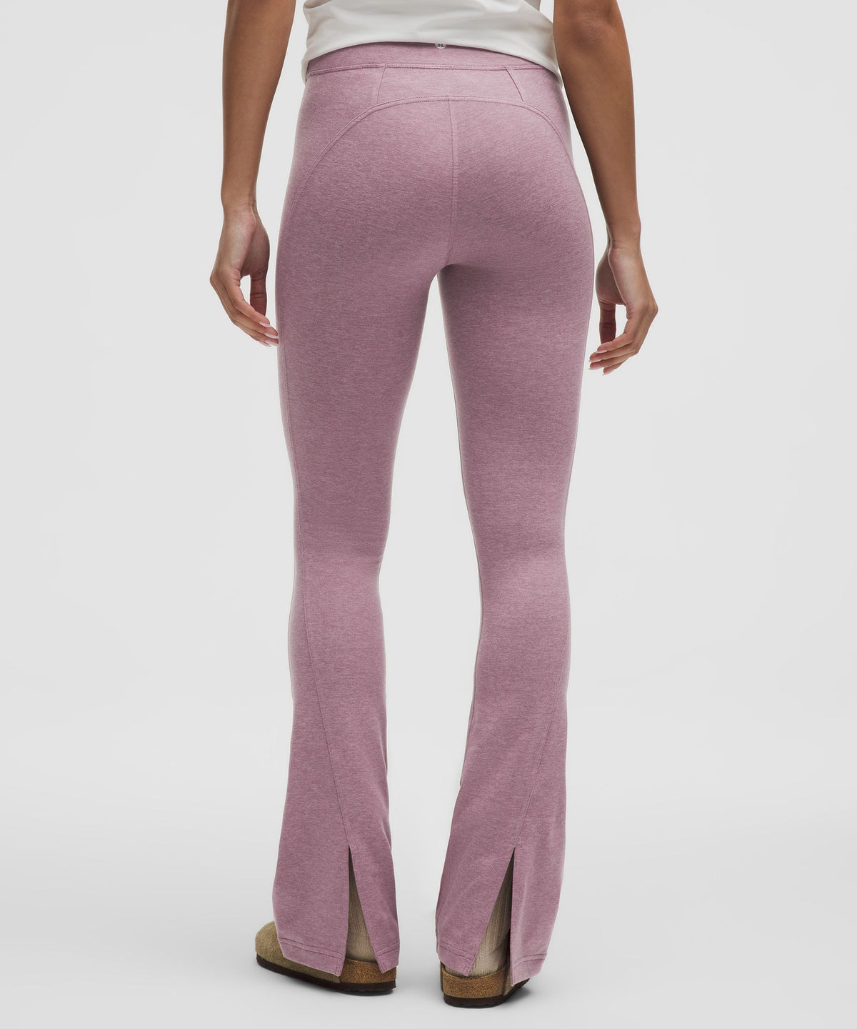 Softy Suedey Split-Hem High-Rise Mini-Flare PantRegular