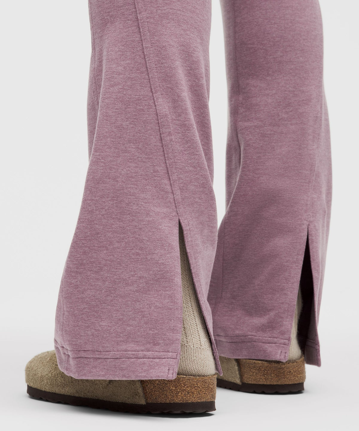 Softy Suedey Split-Hem High-Rise Mini-Flare PantRegular
