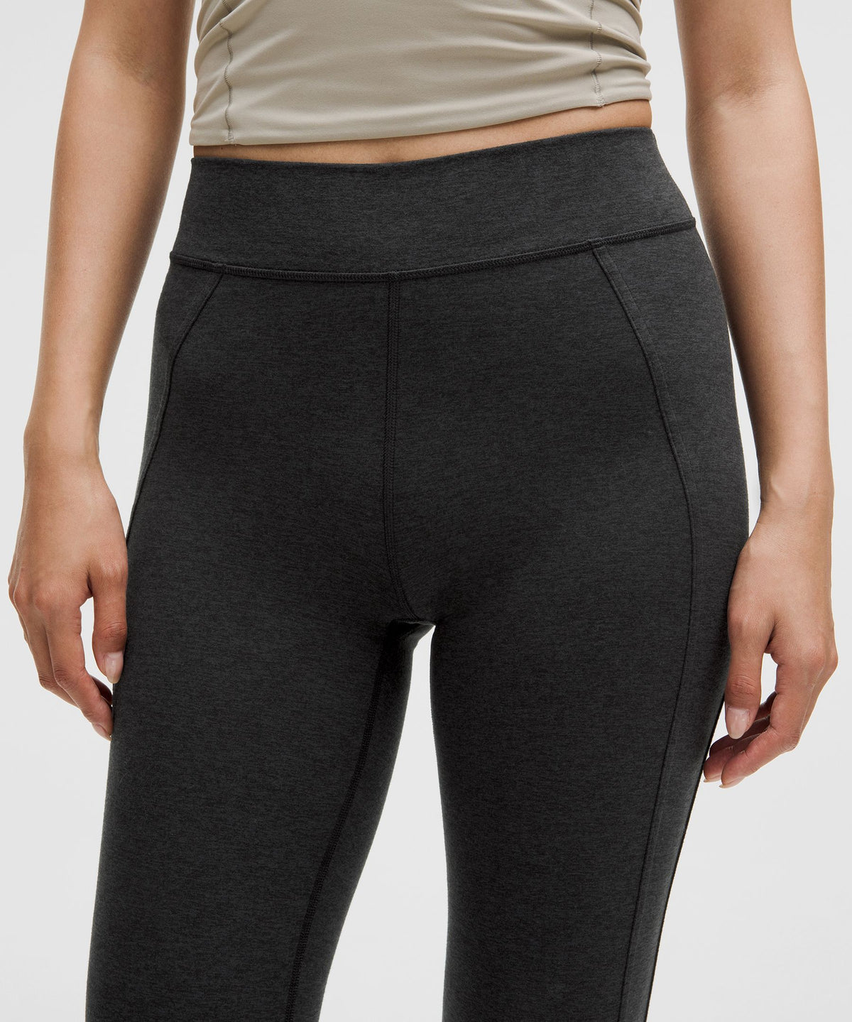 Softy Suedey Split-Hem High-Rise Mini-Flare PantRegular