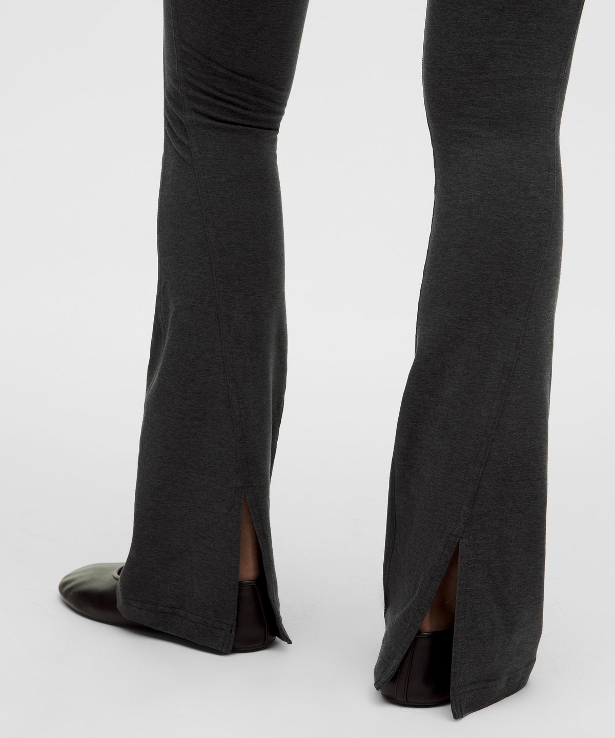 Softy Suedey Split-Hem High-Rise Mini-Flare PantRegular