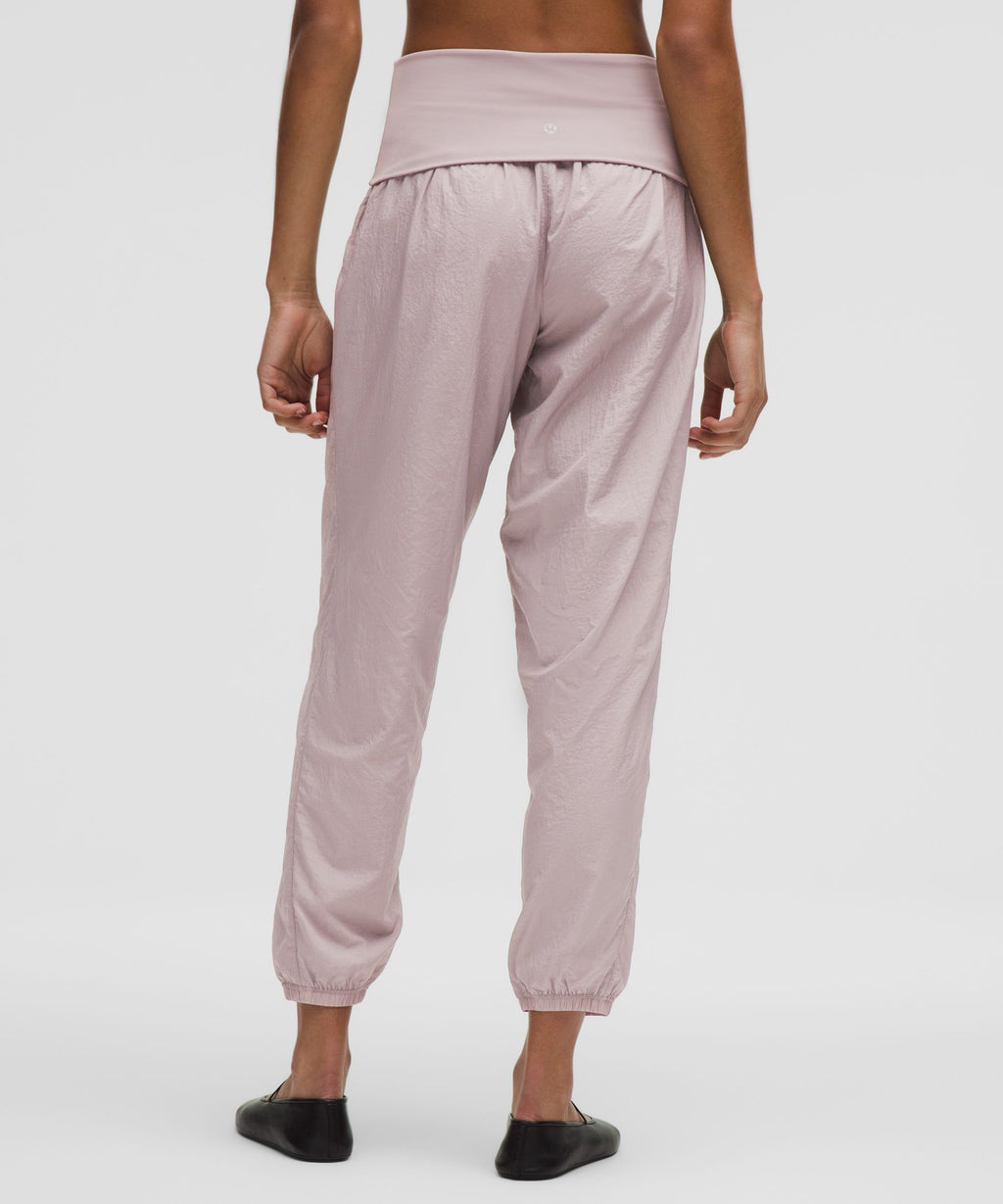 Lightweight Foldover-Waist Jogger