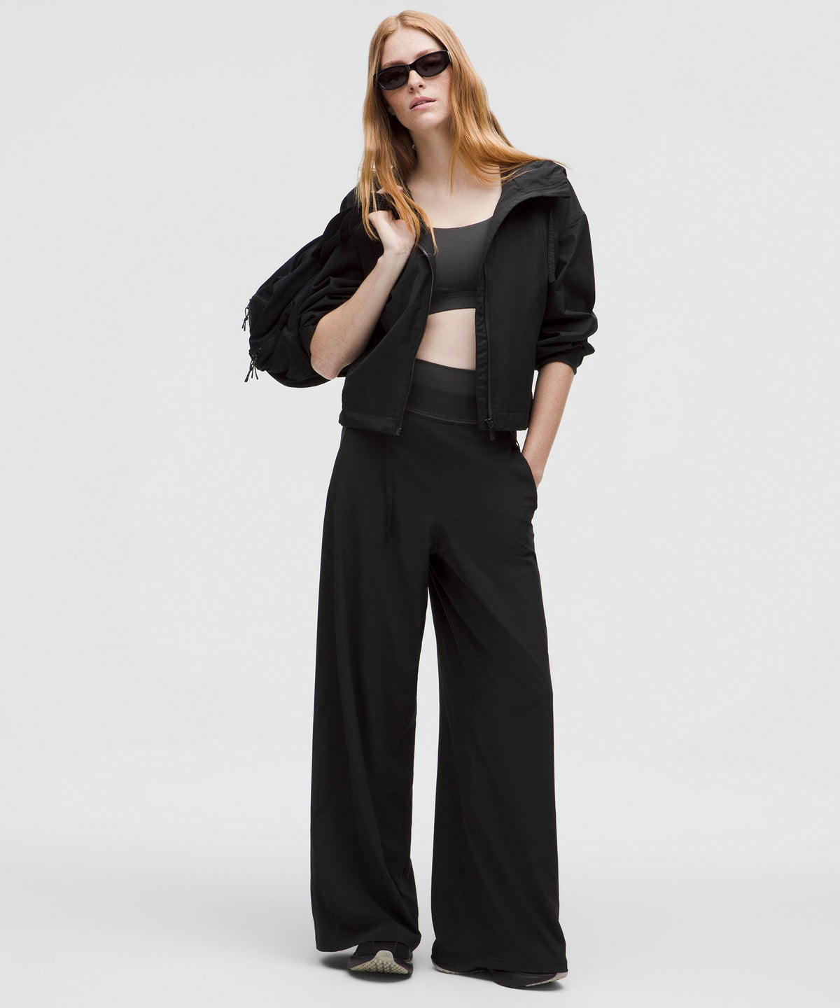 Swift High-Rise Wide-Leg PantLogo Waistband