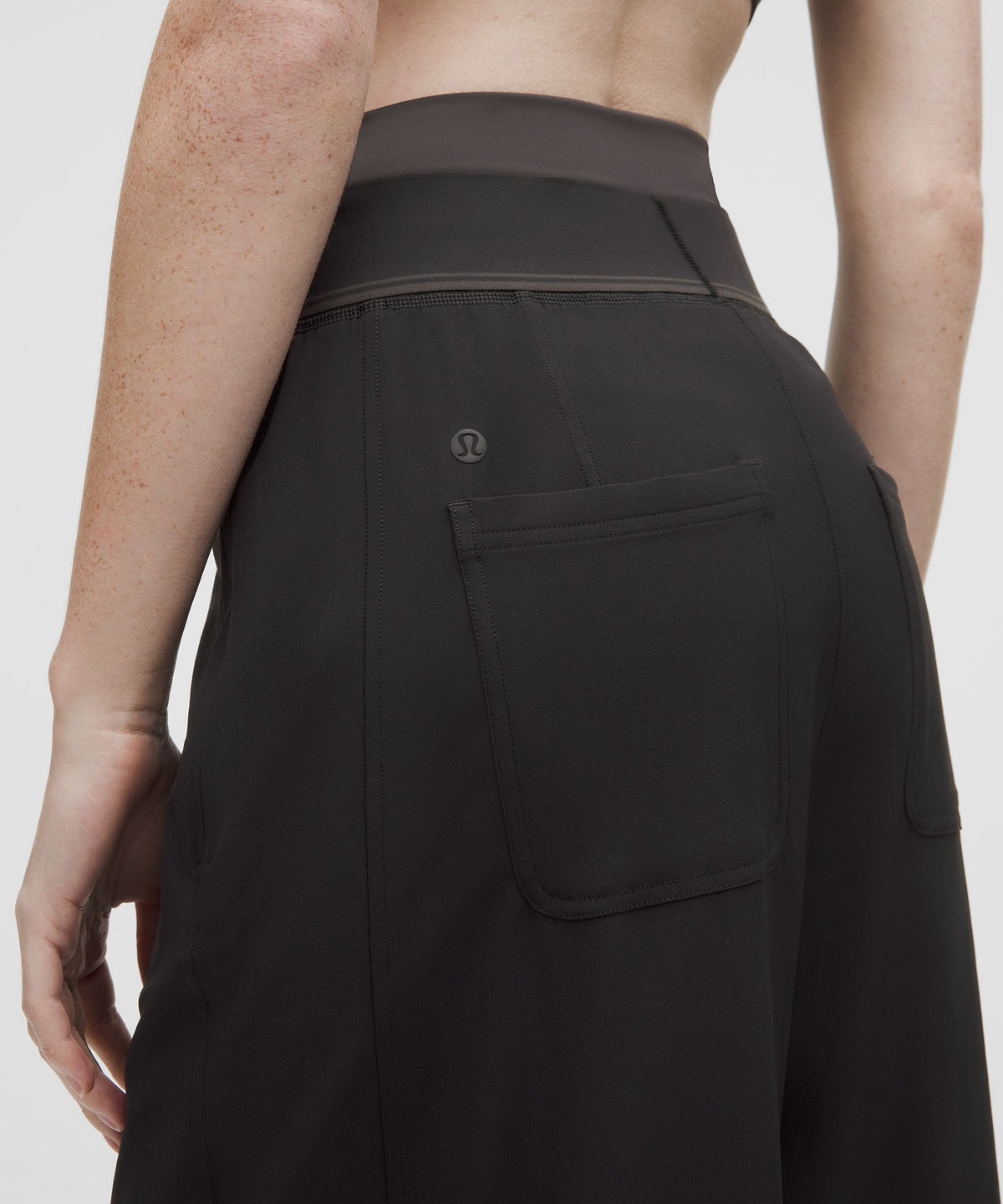Swift High-Rise Wide-Leg PantLogo Waistband