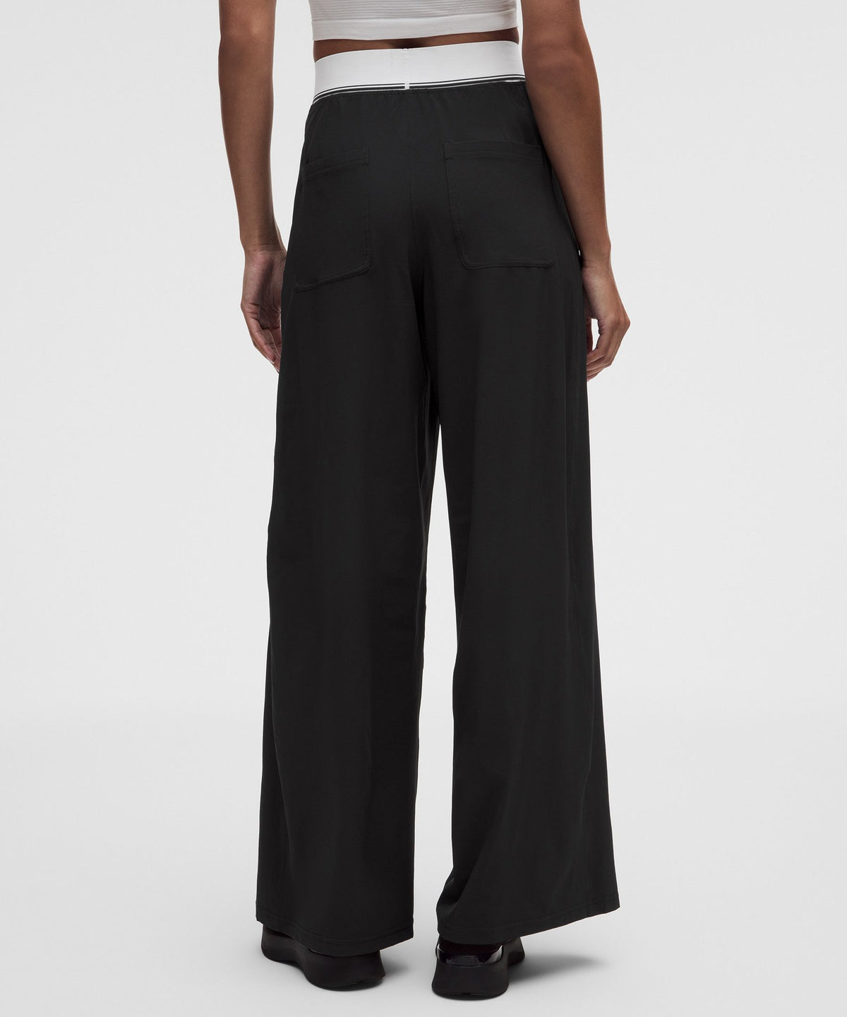 Swift High-Rise Wide-Leg PantLogo Waistband