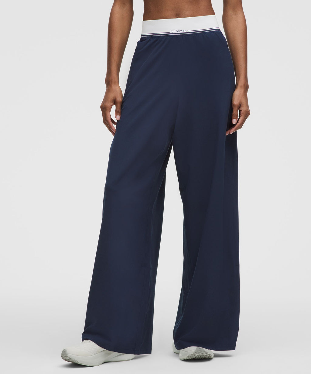 Swift High-Rise Wide-Leg PantLogo Waistband
