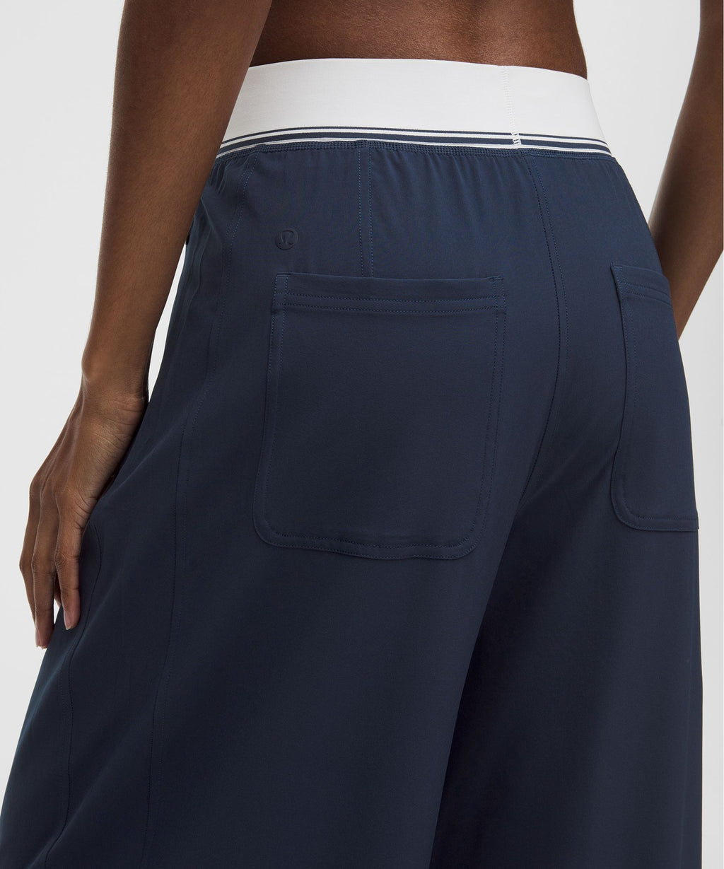 Swift High-Rise Wide-Leg PantLogo Waistband