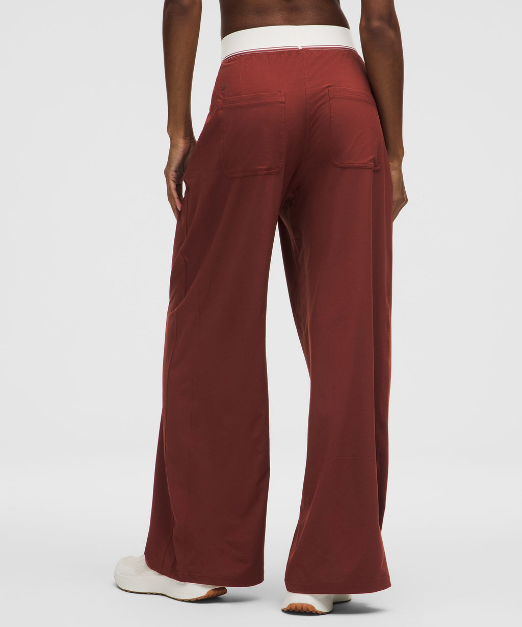 Swift High-Rise Wide-Leg PantLogo Waistband