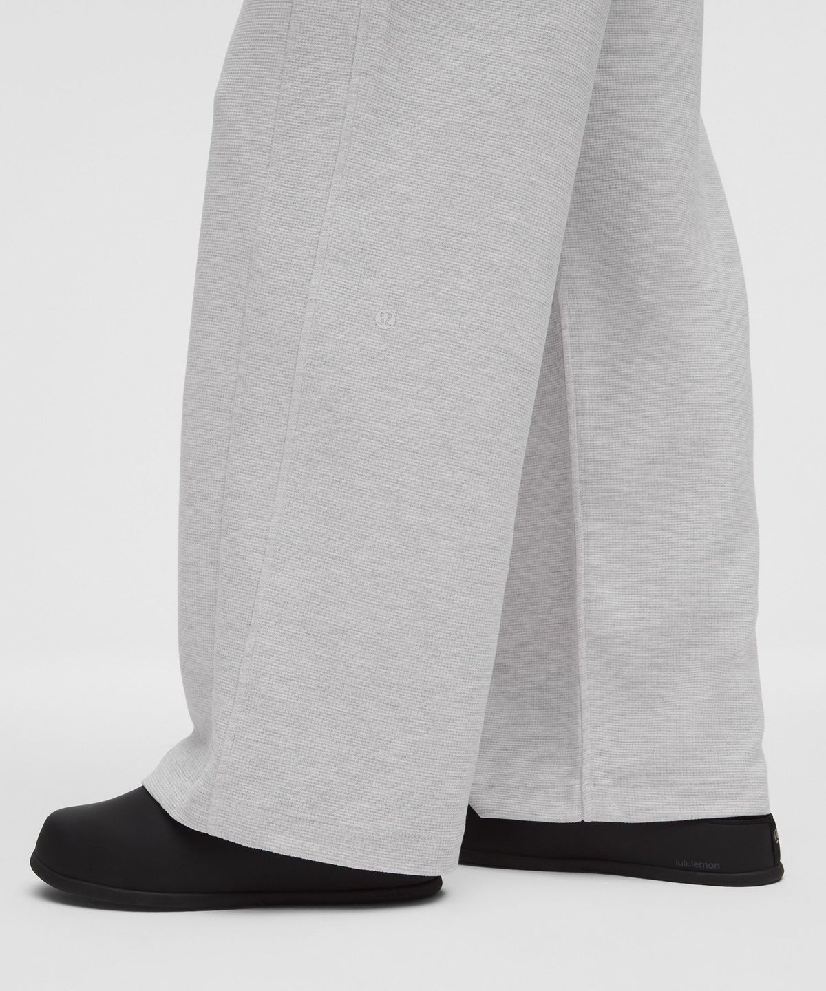 Scuba Mid-Rise Wide-Leg PantWaffle