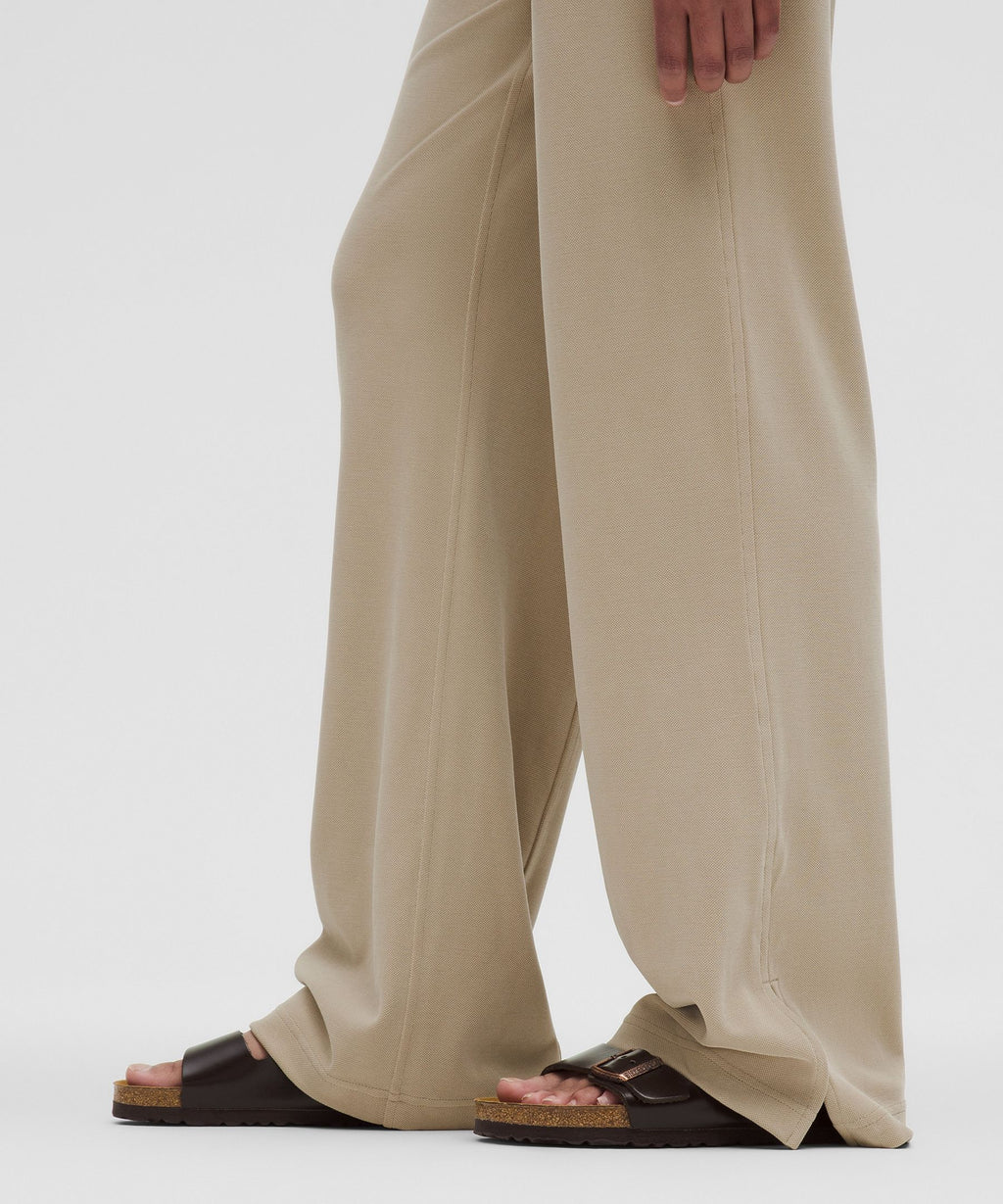 Softstreme High-Rise Wide-Leg Pique PantRegular