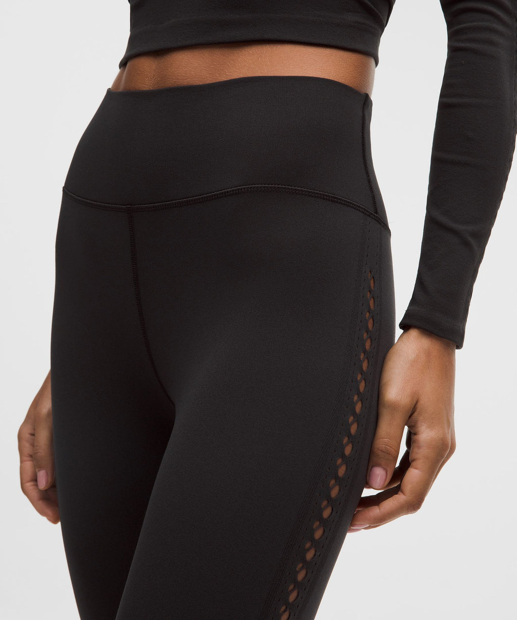 RevealKnit Eyelet High-Rise Tight7/8 Length
