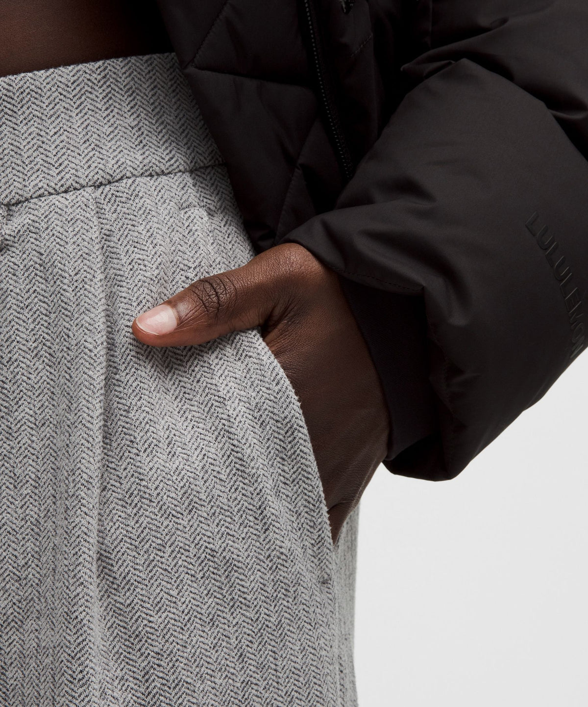 Daydrift High-Rise Wide-Leg Trouser RegularHerringbone