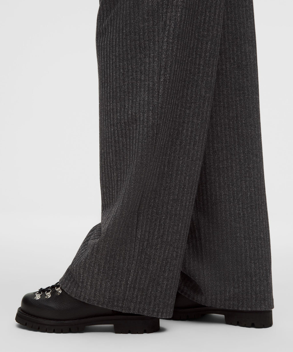 Daydrift High-Rise Wide-Leg Trouser ShortHerringbone