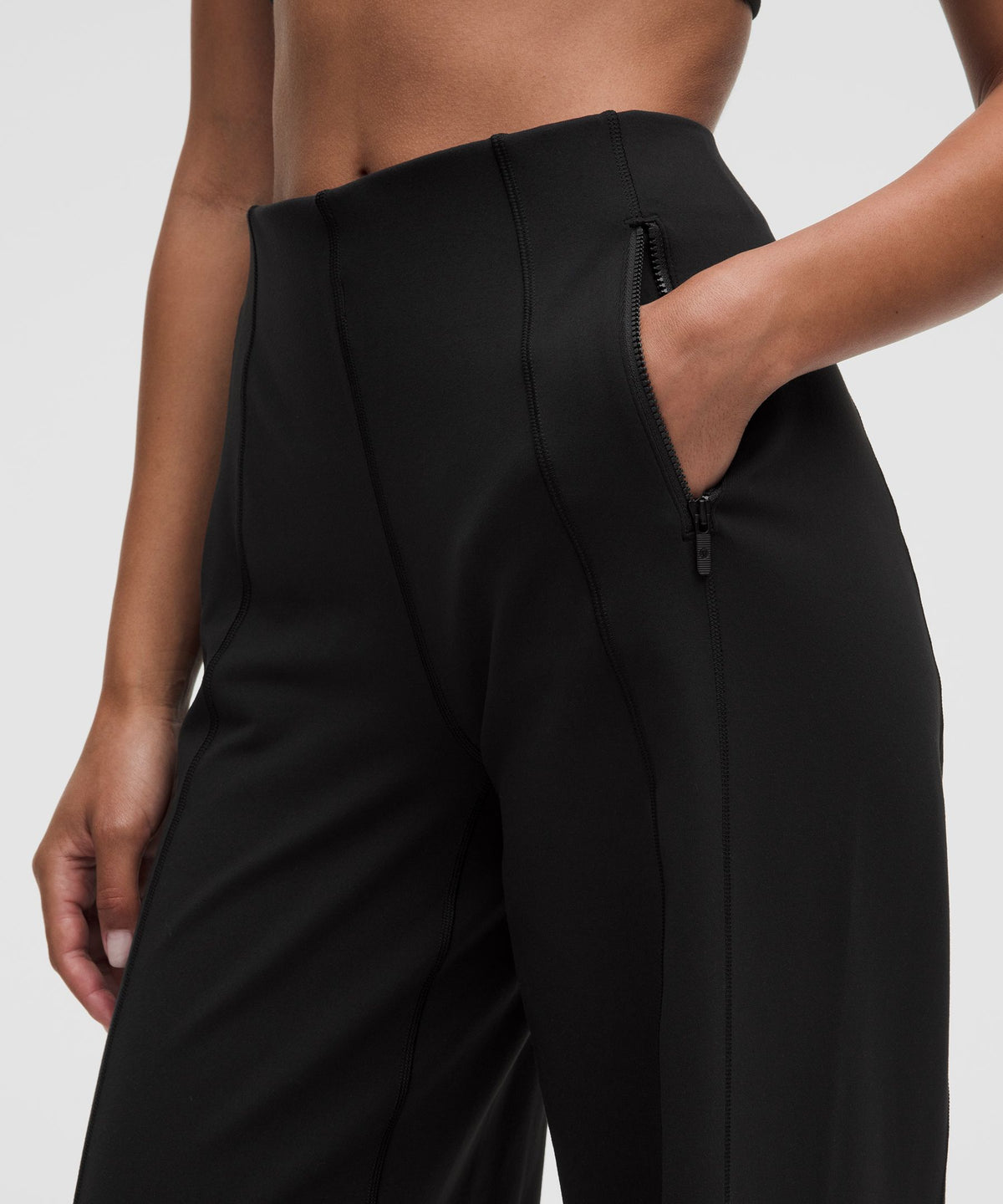 Define High-Rise Wide-Leg PantLuon